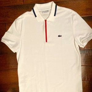 Lacoste white polo shirt